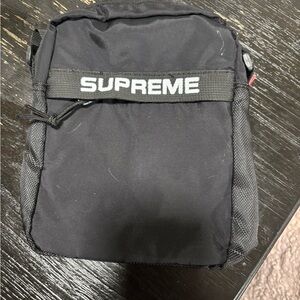 Supreme Black Belt Bag Essential Accessory